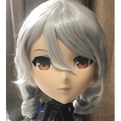(MSM-01E) Custom Crossdress Female/Girl Resin 3/4 Head Cosplay Japanese Role Play Anime Kigurumi Mask (MSM-01E) Custom Crossdress Female/Girl Resin 3/4 Head Cosplay Japanese Role Play Anime Kigurumi Mask